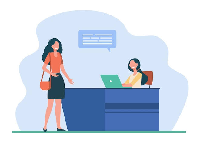 Visitor Registration Illustration